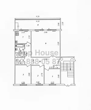 Фото 9 5-комн. квартира в Тузель1