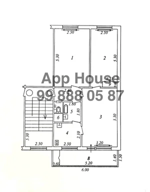 Фото 1 3-комн. квартира в Авиасозлар1