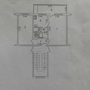 Фото 8 2-комн. квартира в Юнусабад