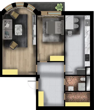 Фото 1 Квартира в Сергелийском районе