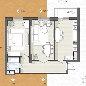 Фото 10 2-комн. квартира в Shoshkent