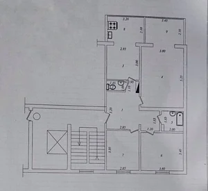 Фото 9 3-комн. квартира в Госпитальном