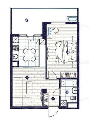 Фото 8 2-комн. квартира в ЖК Imperial Club City