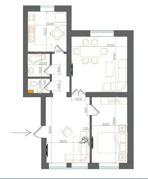 Фото 2 3-комн. квартира в Ор-р завод шампанских вин