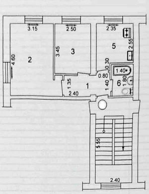 Фото 1 2-комн. квартира в Тараканчик